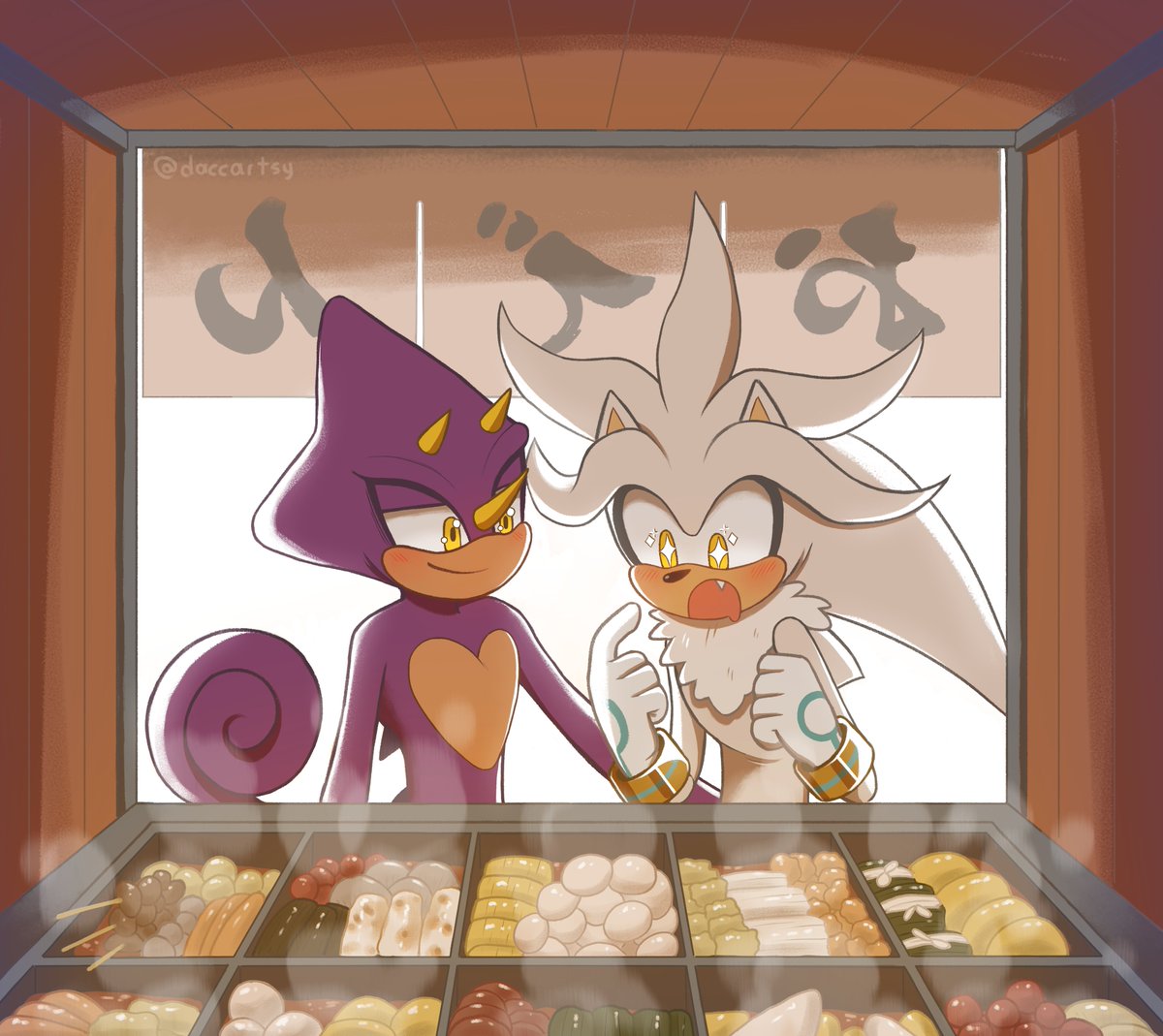 daccartsy's tweet photo. I really should draw them more 💜🤍

#espilver https://t.co/x5Ph0OcHUA