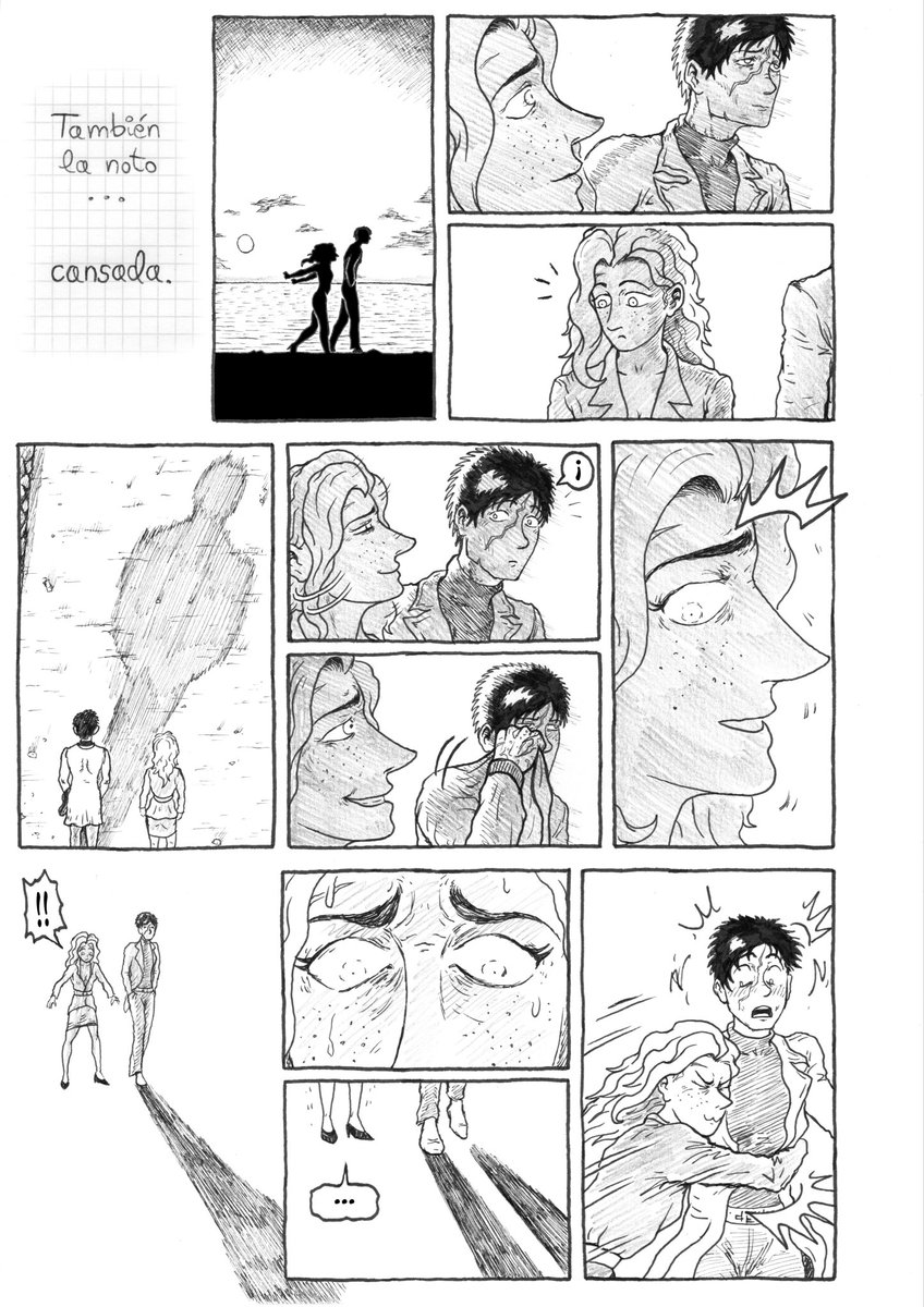 alexxdelarco's tweet photo. @Jennestudios Hago cómics.

Mi magnum opus va sobre sentimientos, filtrado por un adolescente del 99 y una lesbiana treintañera deprimida en un mundo donde todos tienen poderes y por eso dan igual.

Pronto sacaré su 1° capi en físico pero puede leerse entero online ❤️
https://t.co/dOesSXM9Qr https://t.co/S5B8lm9zHd