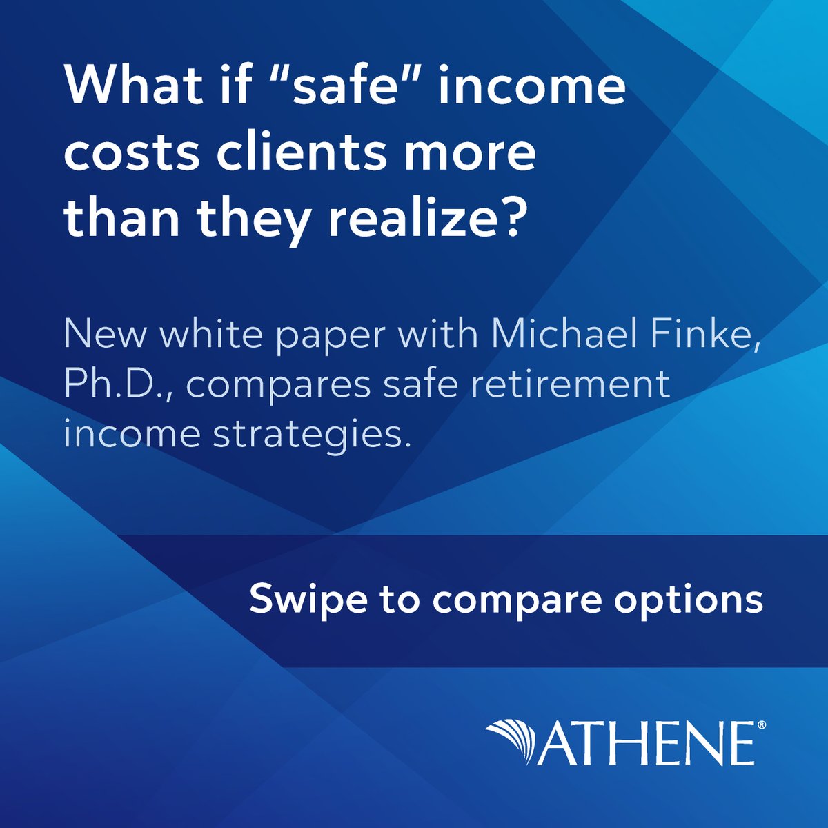 NAIFATexas's tweet photo. Athene's research with Michael Finke, Ph.D., examines 3 considerations when evaluating #annuities with guaranteed lifetime withdrawal benefits and bonds for #retirement income. 

https://t.co/8VOkIQG8ph https://t.co/OBG4tYzUiW