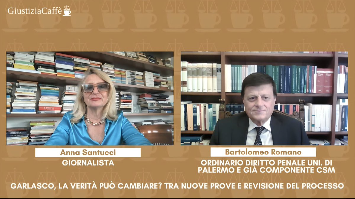 bartromano's tweet photo. Ecco il link

https://t.co/N4WHnpiTdi

per il mio intervento - ospite di @santuccianna su @GiustiziaCaffe - ancora sul caso #Garlasco e l'omicidio di #ChiaraPoggi, con le nuove indagini a carico di #Sempio e la possibile revisione per #Stasi.

#giustizia
#diritto
#lawyer https://t.co/IJudNCRwSH
