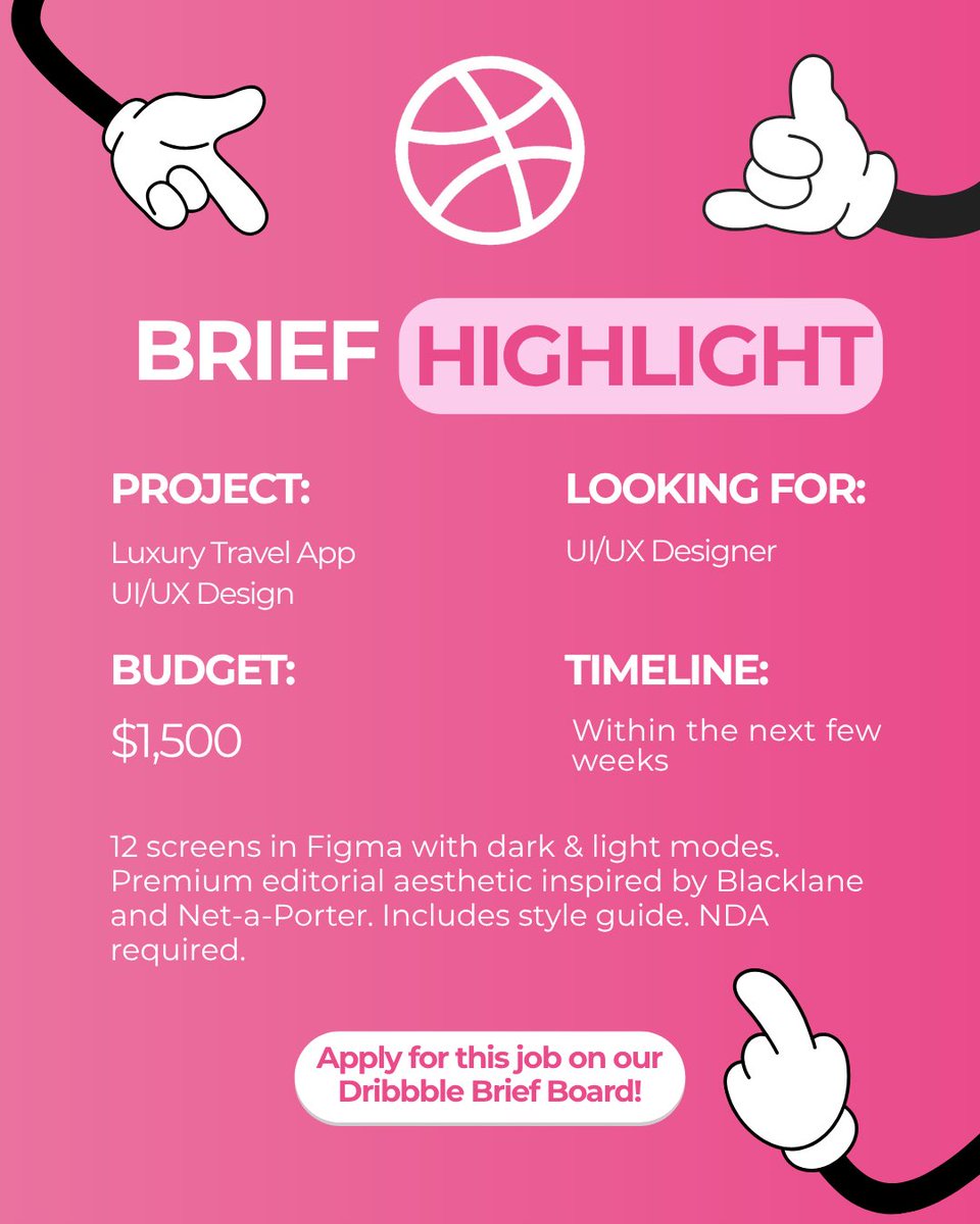 Dribbble tweet media