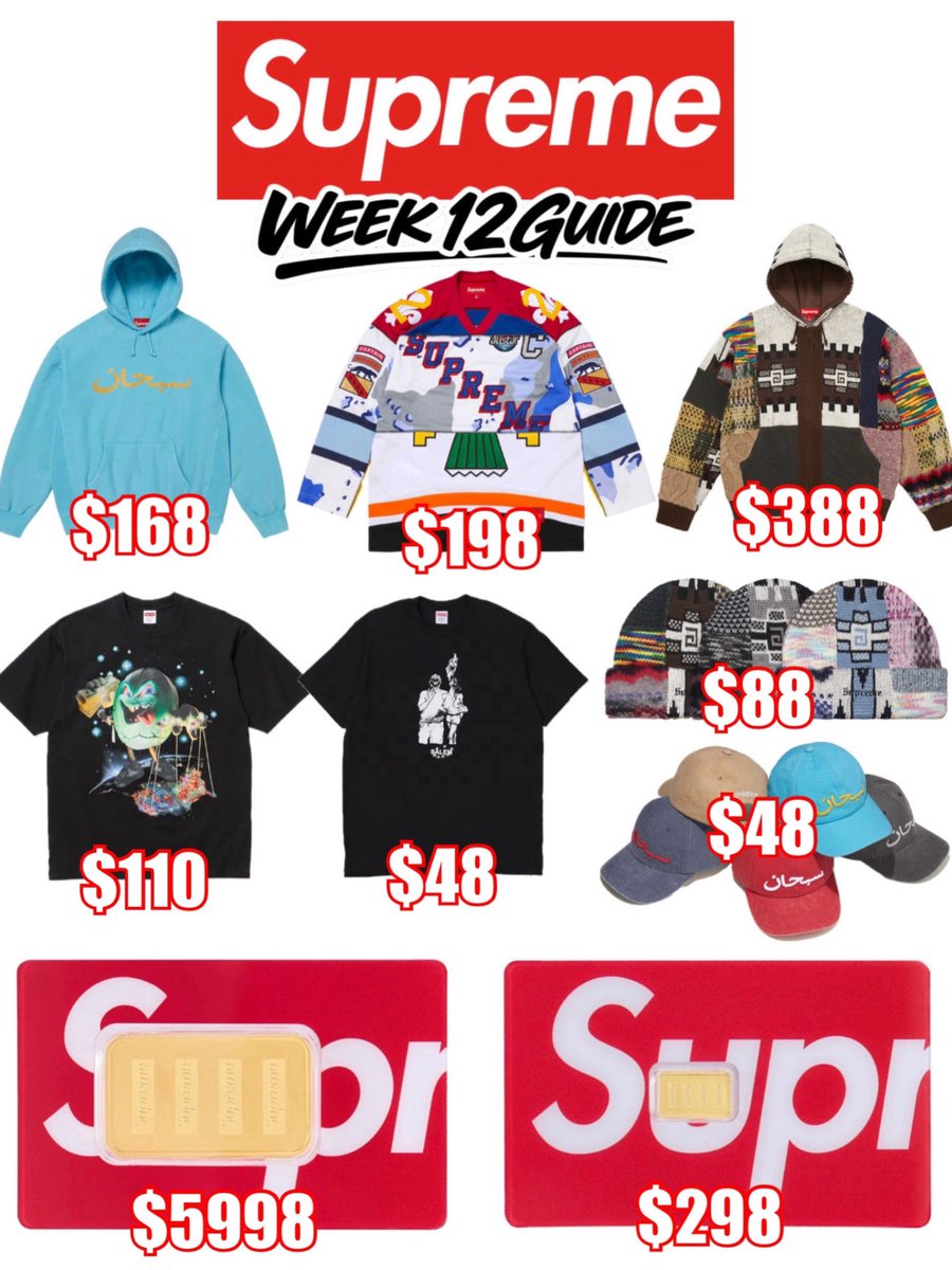 Supreme Week 12 📸
