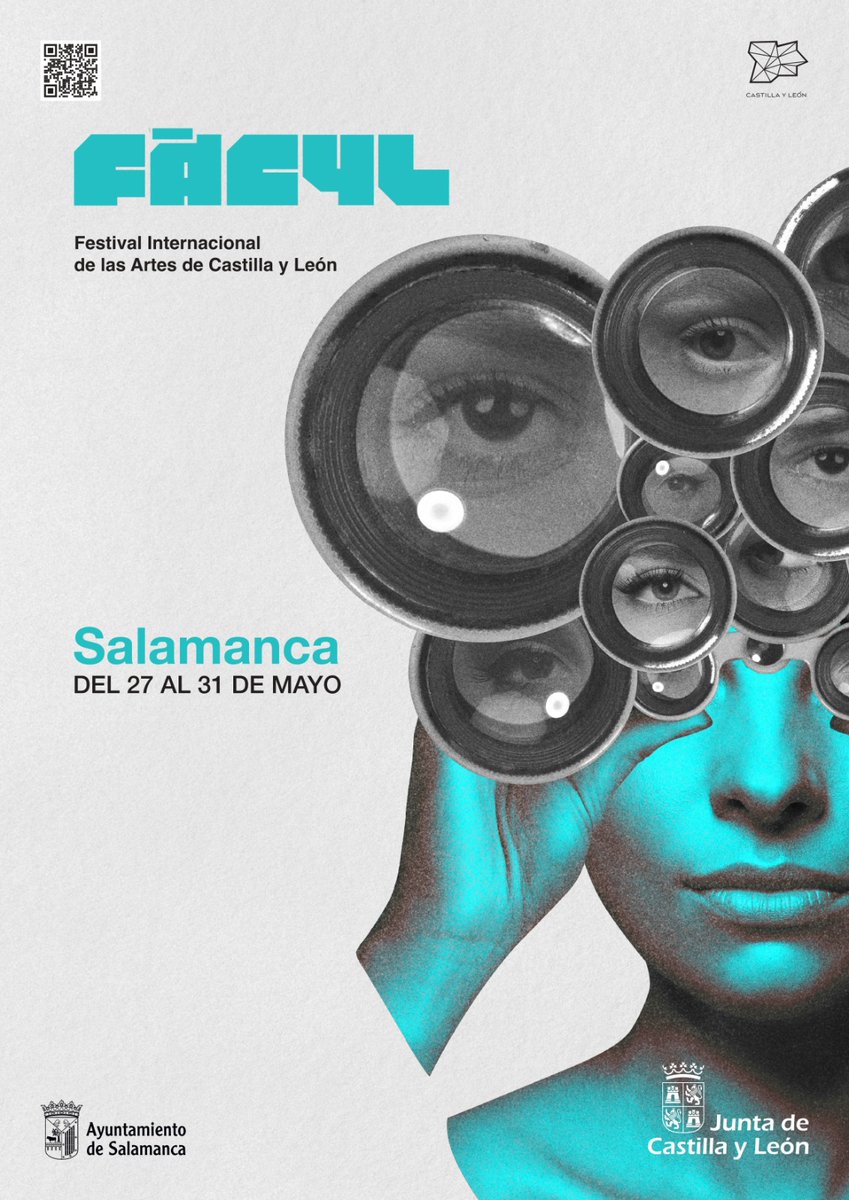jcyl's tweet photo. 🎭@FacylFestival inunda #Salamanca de teatro, música y literatura que fusionan innovación y excelencia

👉82 espectáculos
👉42 compañías nacionales e internacionales
👉120 artistas

📆27 al 31 de mayo
🏛️En espacios públicos y patrimoniales de la ciudad

https://t.co/9AH214crGA https://t.co/Qy8Dx6EkJC