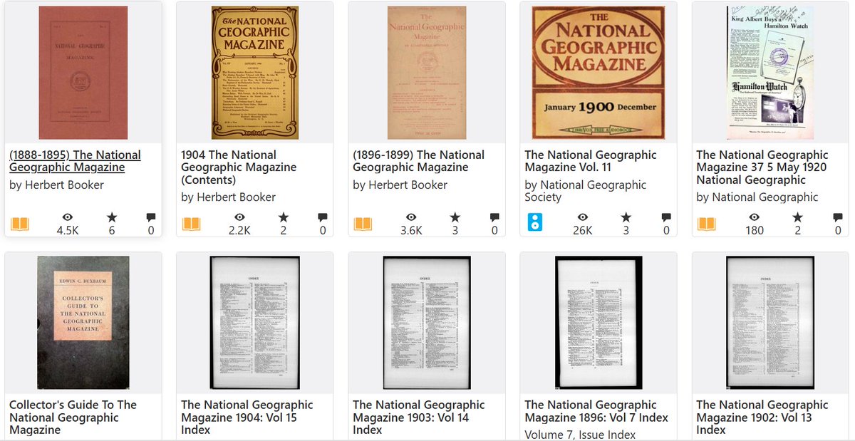 ElGabarty_'s tweet photo. الأرشيف الكامل للنسخة الإنجليزية من مجلة The National Geographic في أرشيف الإنترنت
https://t.co/8tQ6vlpJ4z https://t.co/FcqC1k8e94