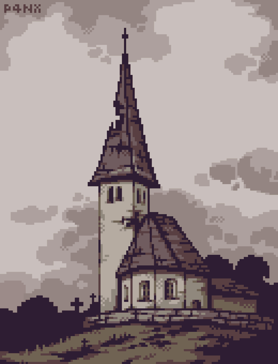 in my opinion, it turned out to convey the atmosphere #pixelart