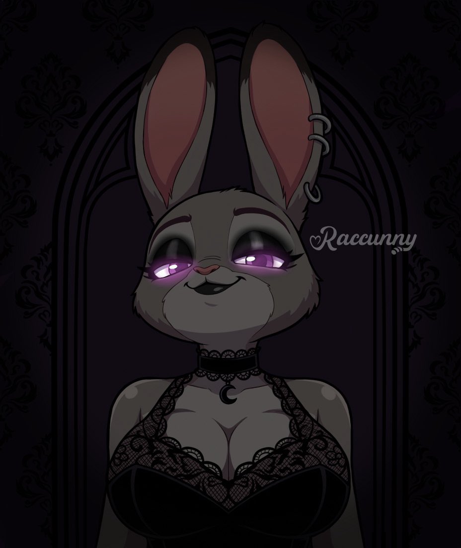 Raccunny_'s tweet photo. Goth Judy Hopps 🐰🖤
1 or 2?

#JudyHopps #Zootopia #FurryArt #Furry #GothArt https://t.co/TnFBMKbiIF