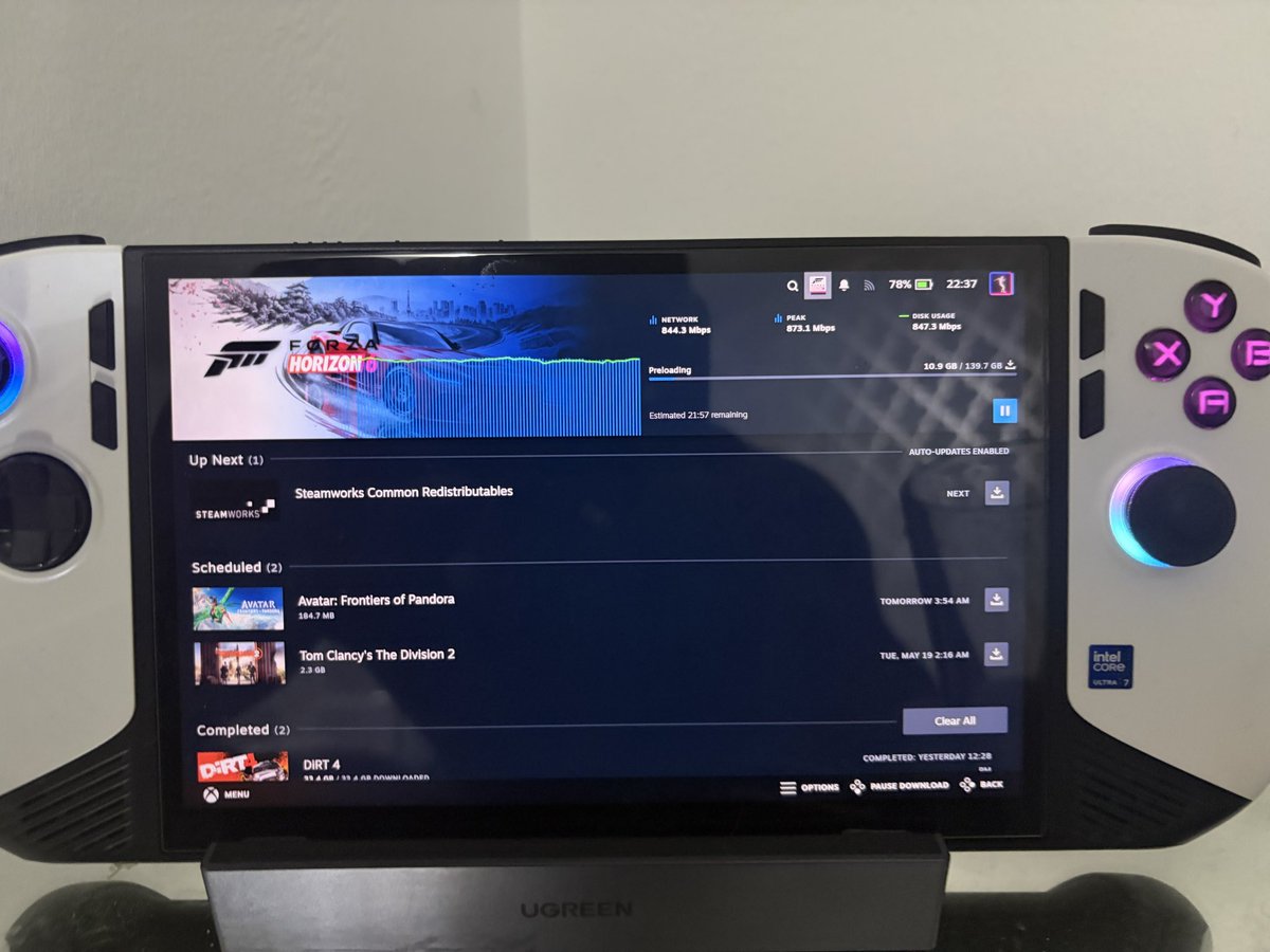 KryptoKarl3's tweet photo. @klobrille MSI claw 8ai also 👀 https://t.co/EIHleOikmS