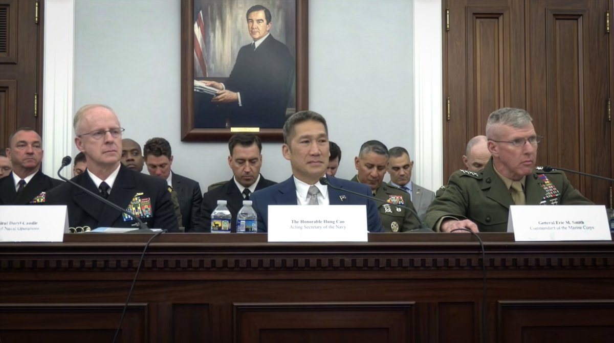 Acting Secretary of the Navy Hung Cao tweet media