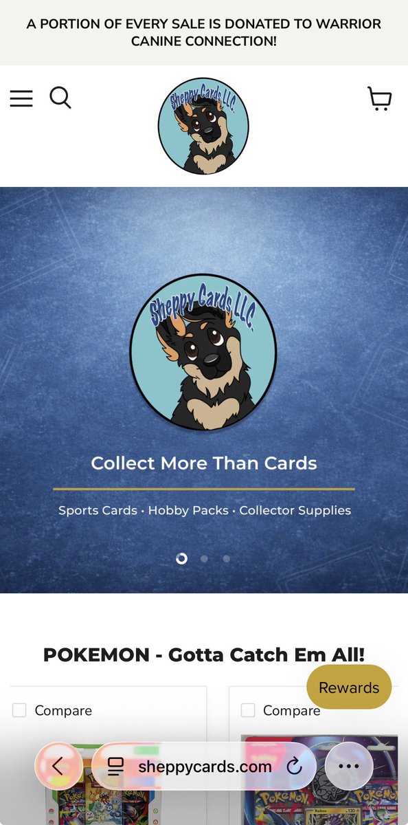 MiTech_Cards's tweet photo. So I’m officially affiliated with Sheppy Cards! If you don’t know who Sheppy is.. it’s a VETERAN OWNED small company that focuses on the hobby! They do break boxes and have supplies all on their website! You can use my Code MITECH5 to get $5 off your Sheppy box! https://t.co/5QsxeUvyY2