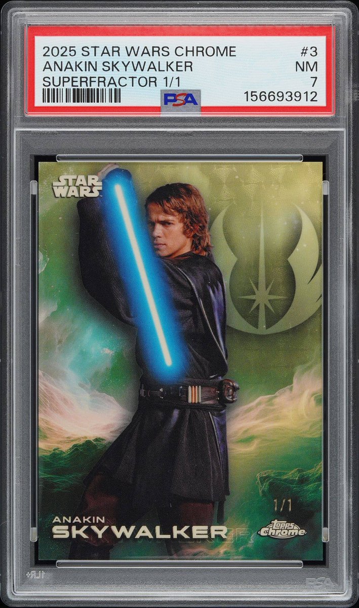 Anakinページ The chosen one of one! ⚔️ This 2025 Topps Chrome Star Wars