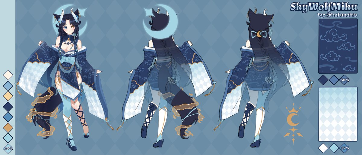 SkyWolfMiku 🌙Wolf Demon Vtuber🌙 tweet media