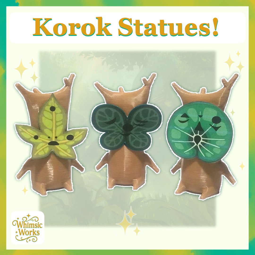 WhimsicWorks's tweet photo. ✨ Korok Statues! ✨

#LegendOfZelda | #ZeldaMerch

https://t.co/UA6aDby2Ba https://t.co/Mzre5nZVbB