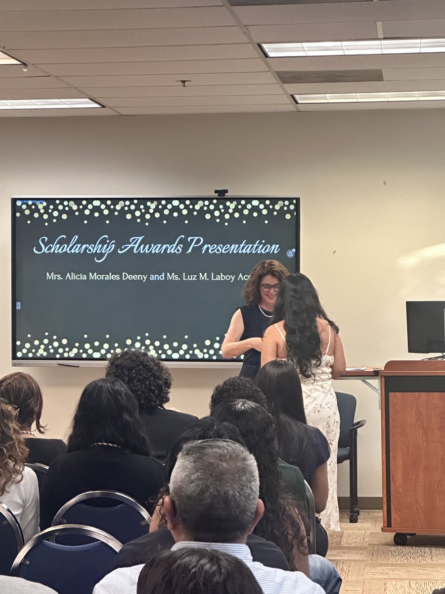 PrincipalRHS's tweet photo. Congratulations to Rockville’s Distinguished Hispanic Scholar! We are so very PROUD of you!!! Keep shining in life. The world is yours!!!🧡🖤🧡🖤🧡🖤 https://t.co/JQq1yFiMau