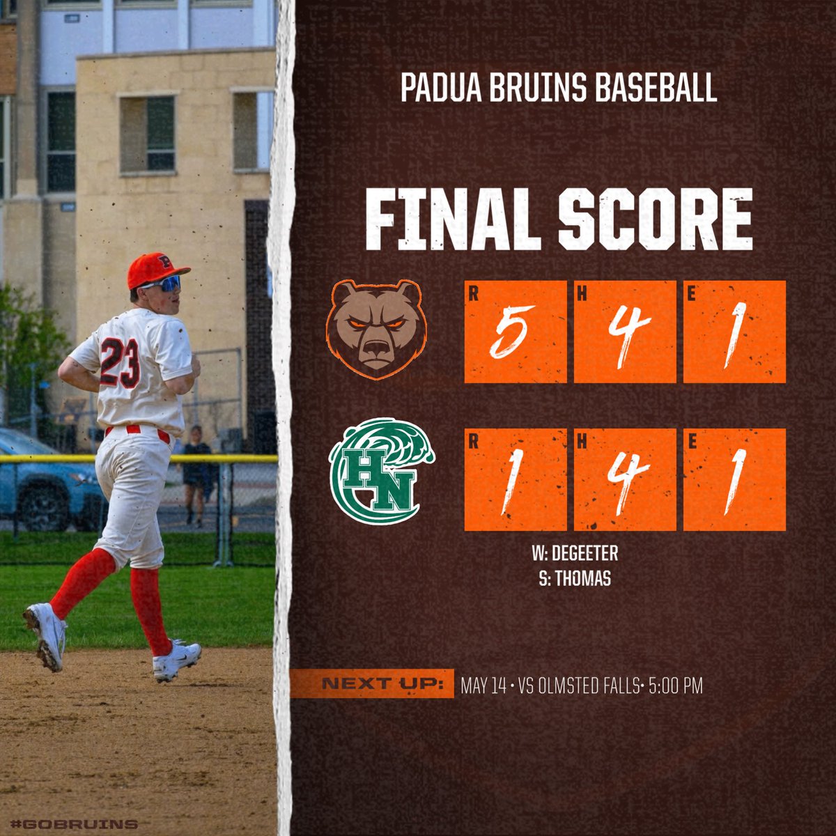 Padua Bruins Baseball tweet media