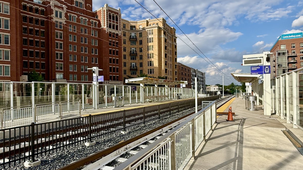 TimSloanDC's tweet photo. When the @PurpleLineMD opens next year, the Connecticut Avenue station in the Chevy Chase Lake planing area will be a national best practice example of great Transit-Oriented Development . #TOD #SmartGrowth #CCT #BikeDC #PurpleLineMD #purplelineprogress @WABADC @purplelinenow https://t.co/nkzF4rULEL