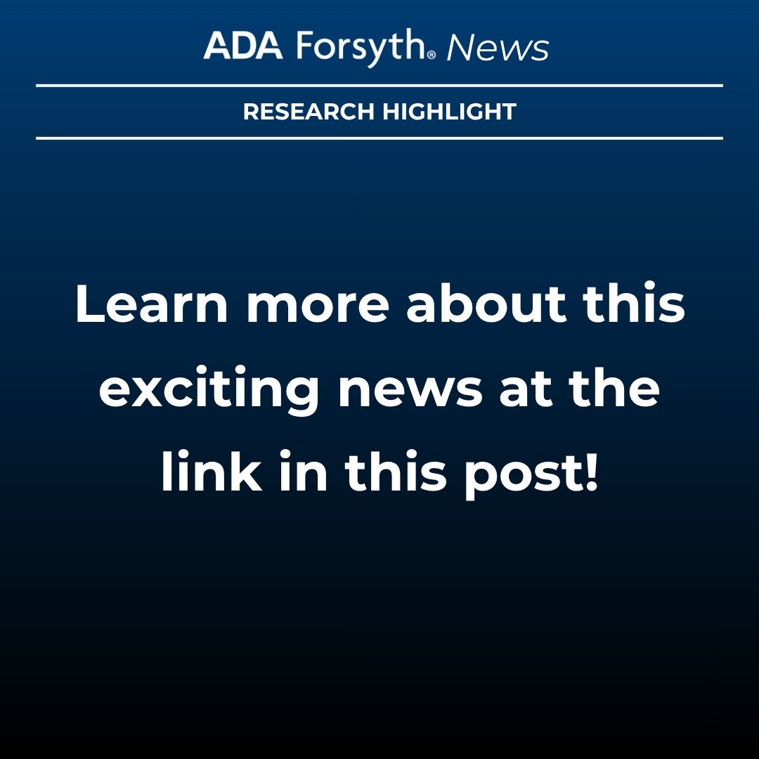 The ADA Forsyth Institute tweet media