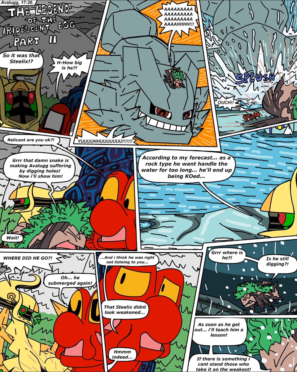Paulbagnot's tweet photo. SECOND PART OF THE PREQUEL OVA OF EVERY STORIES!!
#tlotiridescentegg (1/4) GOOD READ!
#Pokémon #POKÉMONWINDSANDWAVES #Pokemon30thAnniversary #Pokemon30th #pokemonfanfic #pokemonlegendsarceus #pokemonau #arceus #relicanth #magcargo #avalugg #clamperl #vespiquen https://t.co/rQUDubacDU