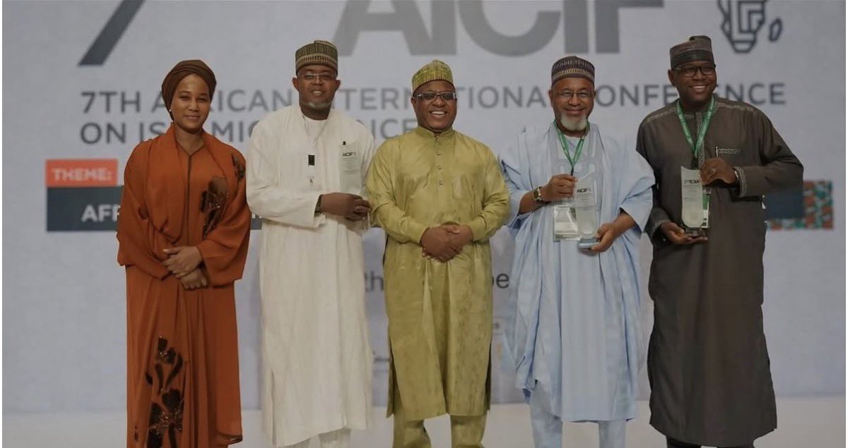 bashiir_jnr's tweet photo. Throwback to AICIF 2025 in Lagos, where Prof. Bashir Aliyu Umar, was recognized for his contributions to Islamic finance and ethical economic development across Africa.

Lagos, Nigeria 
#AICIF2025 #IslamicFinance #DrBashirAliyuUmar https://t.co/JuzK95aWG6