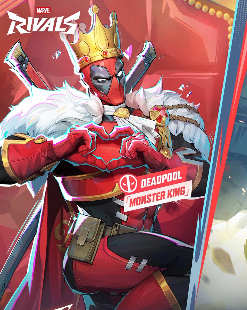 Deadpool Rank Skin FIRST LOOK AT THE NEW MOSTER KING DEADPOOL SKIN #MarvelRivals