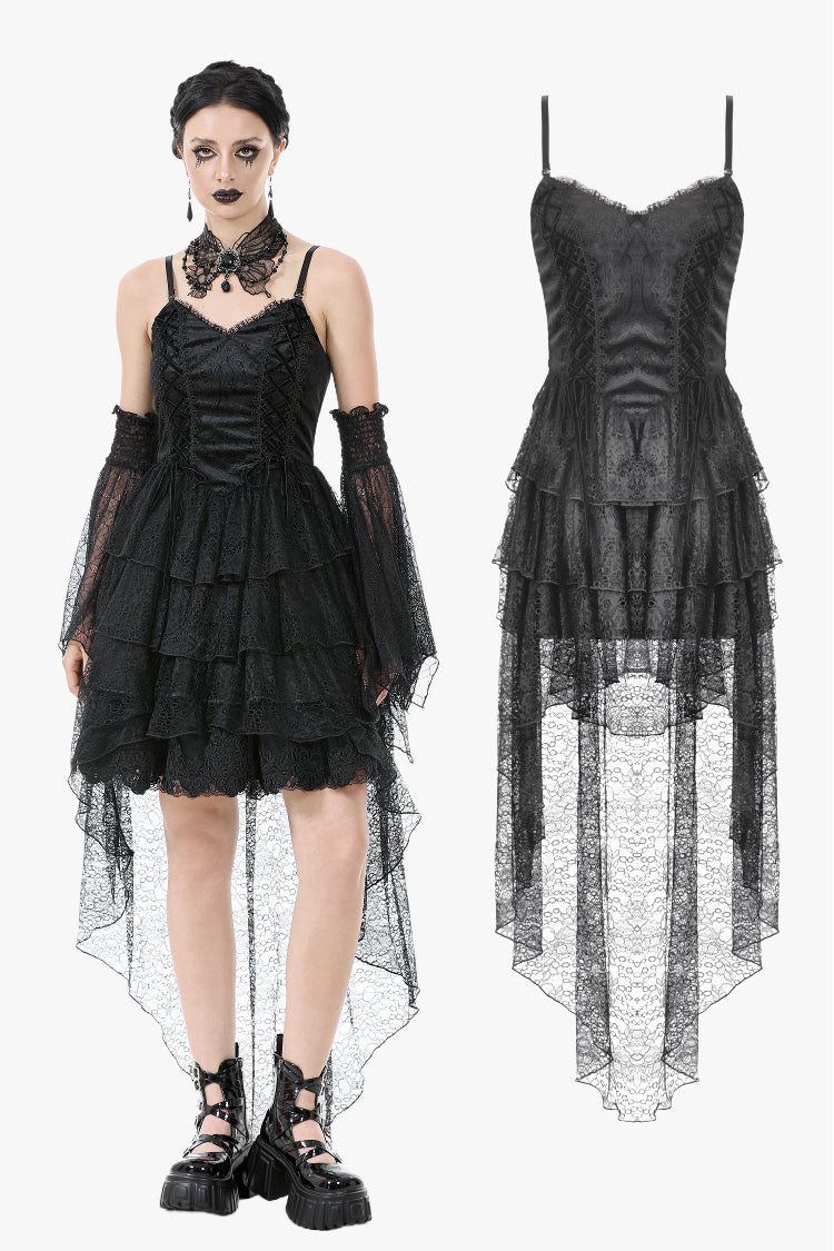 GothMall's tweet photo. ꧁ ☆ 𝒯𝒽𝑒 𝒮𝒾𝓇𝑒𝓃’𝓈 𝒲𝑒𝒷 𝒟𝓇𝑒𝓈𝓈 ☆ ꧂

A trad goth mini dress with a beautiful spaghetti strap corset bustier, printed with a paisley pattern and featuring delicate velvet ribbon details.
🧛🏻‍♀️
☞ https://t.co/arpsDUIMo3
💀
#goth #gothgoth #gothic #gothdress #gothicgirl https://t.co/0rKe96aTQm