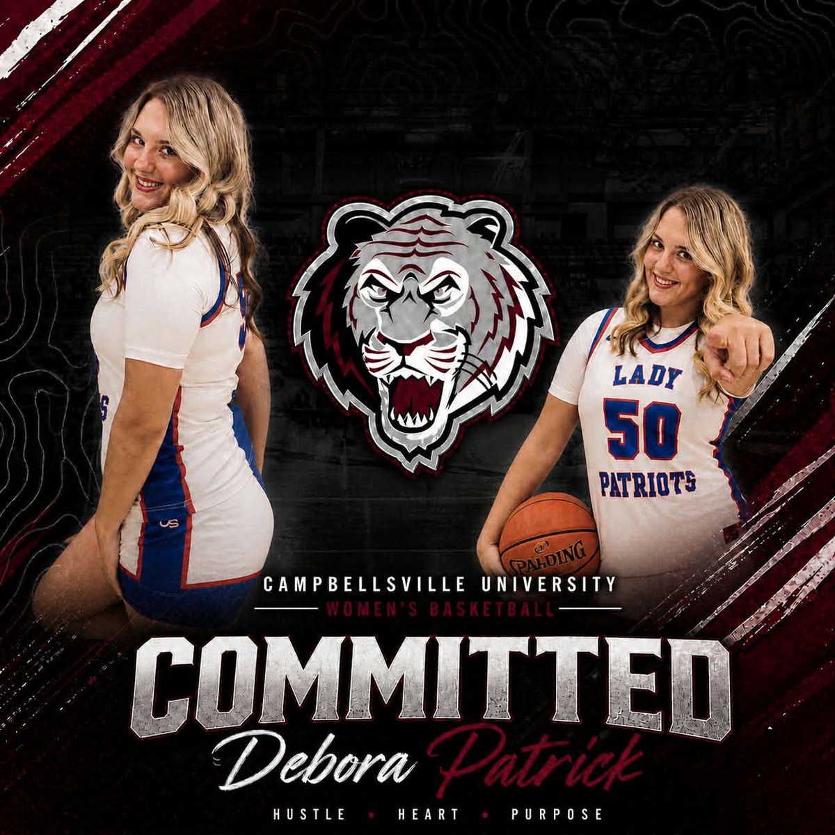 ACSLadyPatBball's tweet photo. We would like to Congratulate Debora Patrick on her commitment to Campbellsville University to continue her academic AND basketball career!  Go Debbie!!!

(Provided by Keith Patrick) https://t.co/c3phkOXBoC