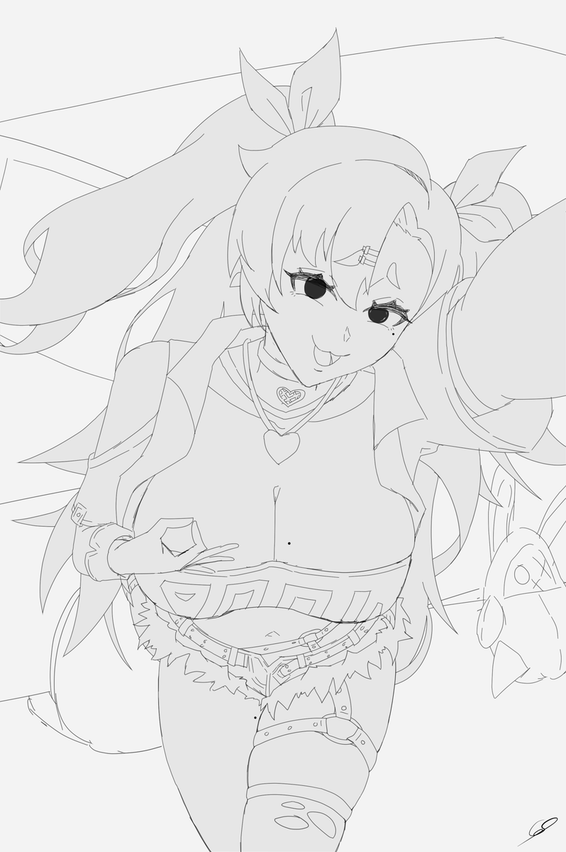Cappybari's tweet photo. Nicole Demara from Zenless Zone Zero (rough sketch)

#WIP #zzzero #Nicole https://t.co/QhaBv4YRtg