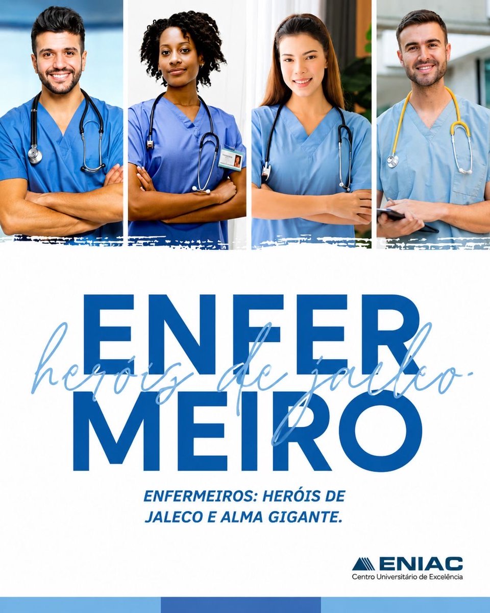 EniacSjc's tweet photo. Entre plantões, cuidado e dedicação, nascem profissionais que transformam vidas. 💙🩺
No ENIAC, a sua vocação ganha propósito.

#ENIACMAISCUIDADO #NOENIACÉDIFERENTE #DIADOENFERMEIRO https://t.co/JLqa8EbTBm