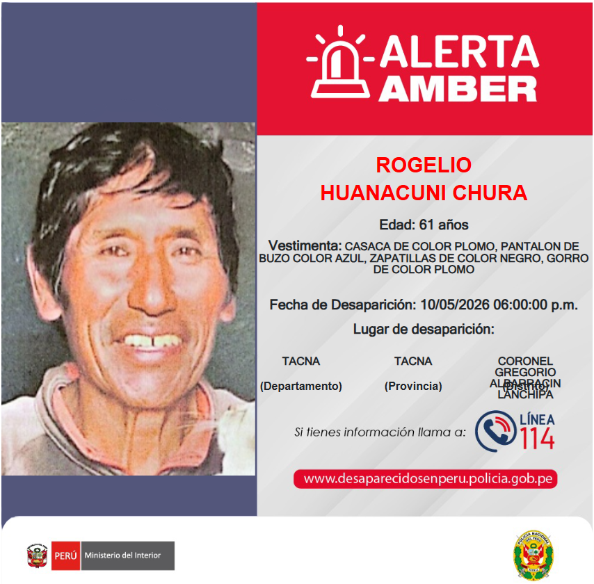 Alerta Amber PNP tweet media