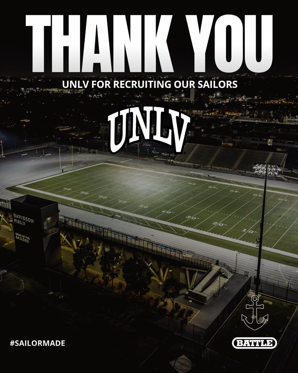 CoachAbake's tweet photo. Thank you @LouieAddazio from @unlvfootball for stopping by to recruit our guys. #sailormade @JSpig18 @cam_hatfield_ @ryanpalmer2027 @jstremick_22 @ShaneMckibbin22 @bobbywaltos https://t.co/hBTzuhn5TQ