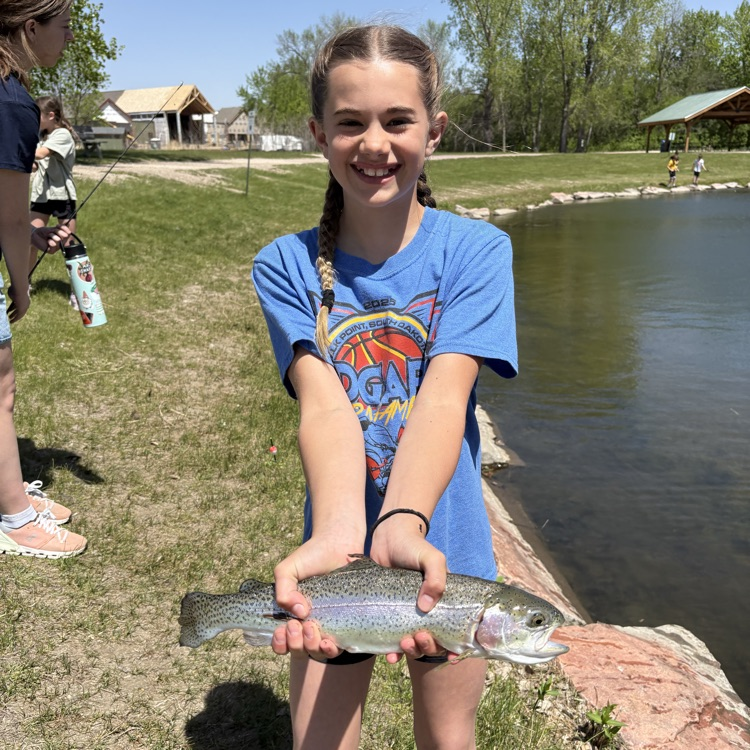EPJSchool's tweet photo. Fishing on the 5th grade field trip at the Outdoor Campus. https://t.co/73QoMsa9Ud
