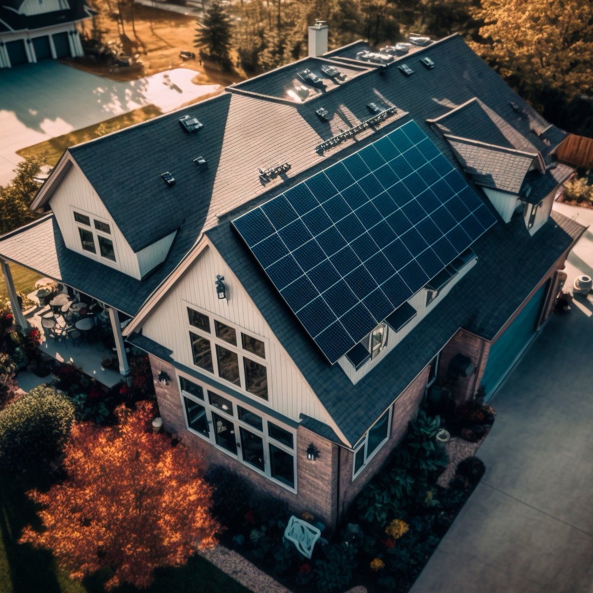 SolaraRoofing's tweet photo. Solar panels on your roof aren't an expense — they're the smartest investment you can make in your home. ☀️🏡  Clean energy, real savings, and a positive impact on the planet. The future is already here.  #SolarEnergy #SolarPanels #Sustainability https://t.co/REd0siHkgI