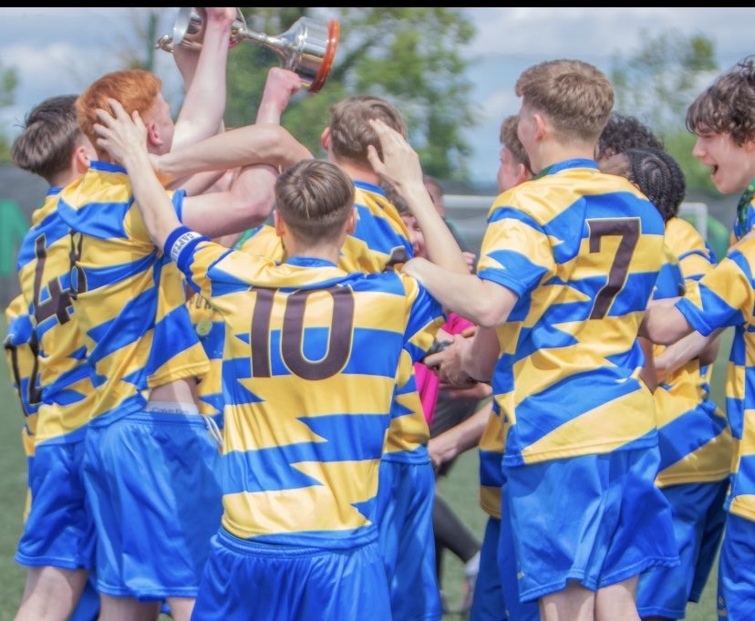 cahalane_n's tweet photo. Huge  congratulations to our U-17 soccer team @moylepark on completing the treble this week! Div 1 U-17 West Dublin, All- Dublin &amp; Leinster Champions League winners 2026!!! @faischools @MaristEducation Well done to all of the lads involved and to coaches @Gerry_Lee_ &amp; @MrJoConnor https://t.co/OUEH0JXp9T