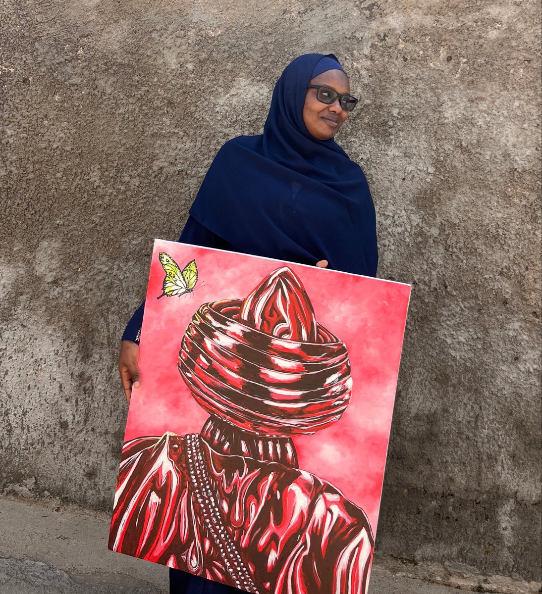 Mu_neebah's tweet photo. Third painting from my new art series Durbar Reimagined.
This pieces was inspired by Sarkin Dogarai of Zazzau💕❤️✨ https://t.co/C0pSCoAZqM