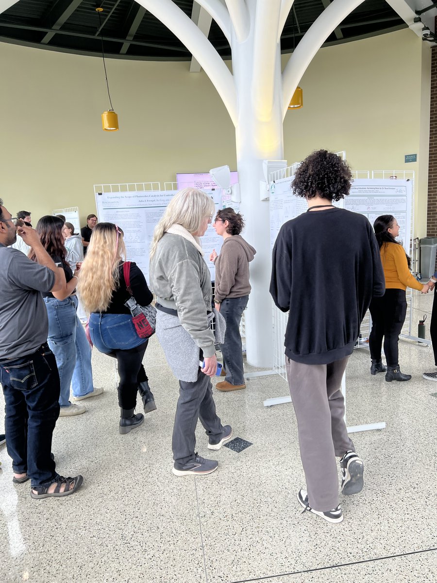 ACSBinghamton's tweet photo. Last week our seniors presented their senior seminar posters and our first year graduate seniors presented their grad seminar posters! Fantastic work was seen from everyone!!!👏 https://t.co/NqBEInWBAF