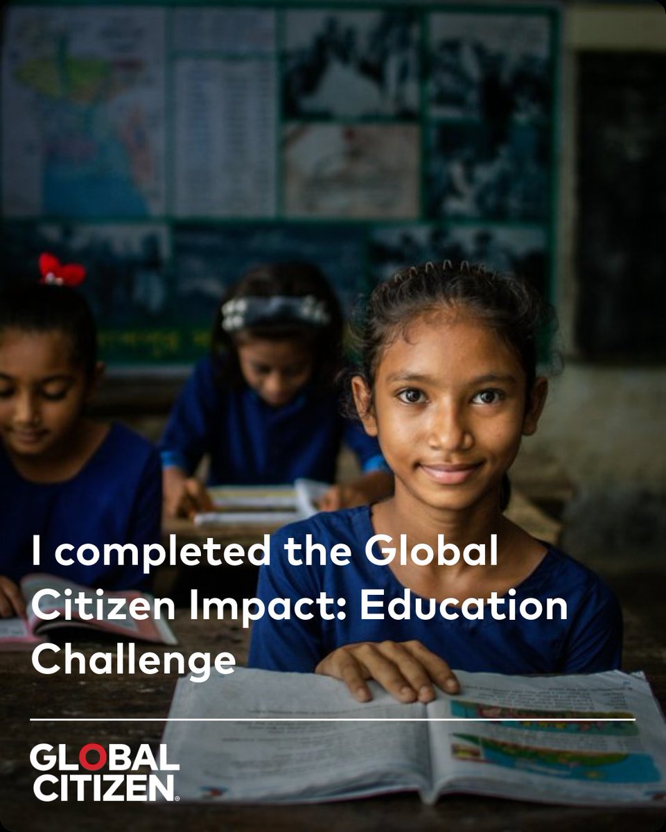 zmendes's tweet photo. Global Citizen Impact: Education https://t.co/saNlqDI69N https://t.co/Hpnnj7irHp