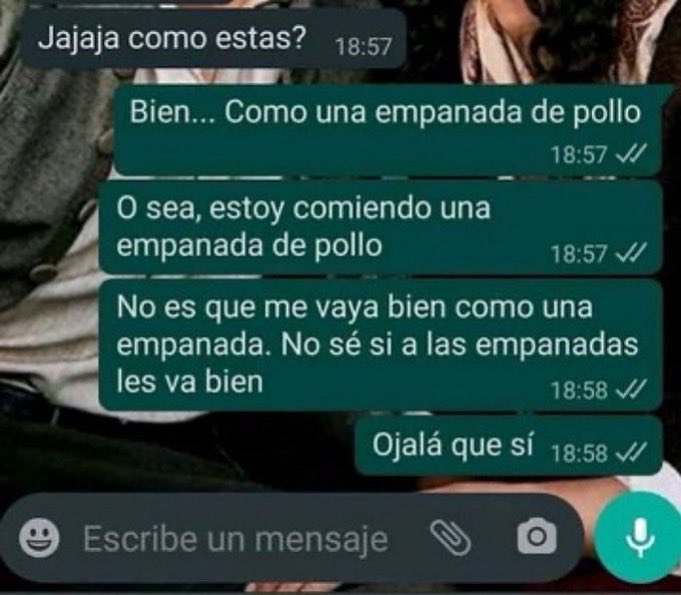 gente chamuyando tweet media