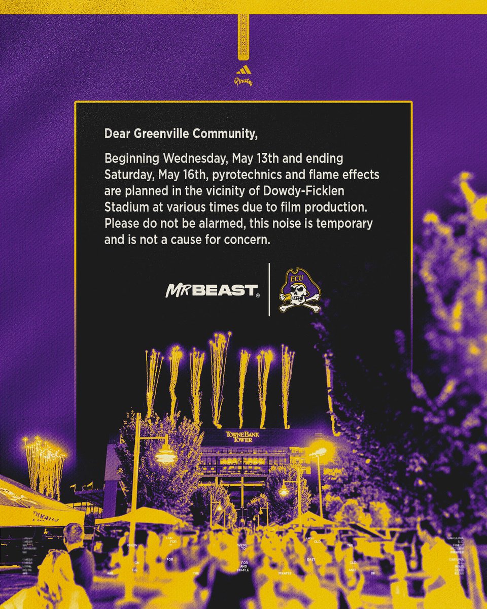 ECUAthletics's tweet photo. An update on Beast Games https://t.co/HIAwxG0ND6