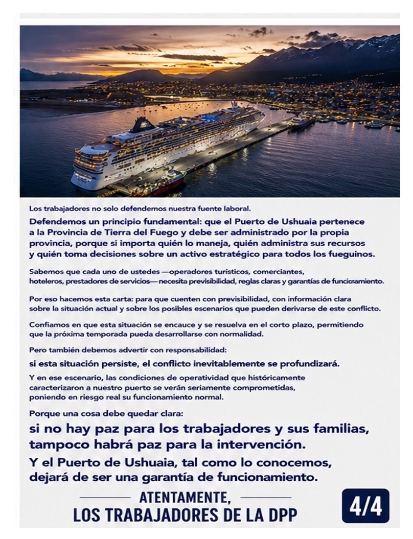 APDFApuertosOK's tweet photo. 📢 CARTA ABIERTA A LOS TRABAJADORES

Compartimos este documento con el objetivo de informar, aclarar y defender los derechos de todos los trabajadores frente a situaciones que consideramos de suma gravedad institucional y sindical.

Creemos en la transparencia, en la verdad y en la necesidad de que cada compañero y compañera pueda conocer los hechos de manera clara y directa.

Invitamos a todos a leer esta carta abierta, reflexionar sobre su contenido y acompañar la defensa de los derechos laborales, la representación sindical legítima y el respeto por los trabajadores.

✊ La unidad, la participación y el compromiso colectivo son fundamentales para construir un ámbito laboral justo y democrático.