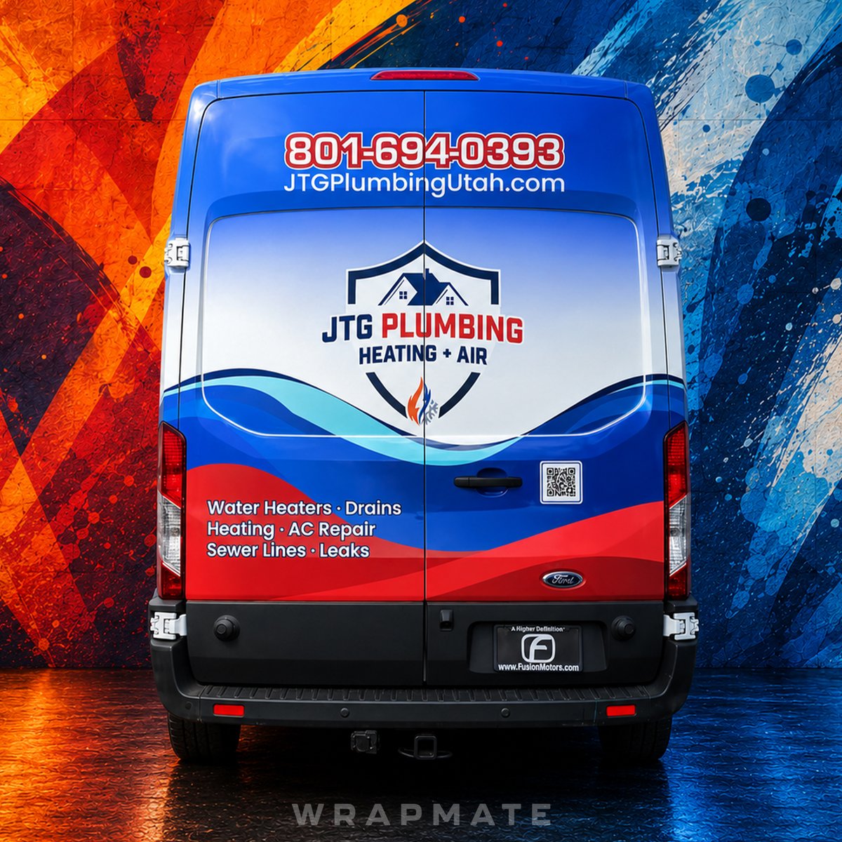 wrapmate's tweet photo. 🔥 Spotlight on JTG Plumbing, Heating &amp; Air, serving Northern Utah with plumbing, HVAC, and 24/7 emergency services.

Shoutout to our Wrapmate Pro installers at Amerigraphics for the install!

#JTGPlumbingHeatingAndAir #Wrapmate #VehicleGraphics #WrapmatePro https://t.co/aaq2xRXnsD