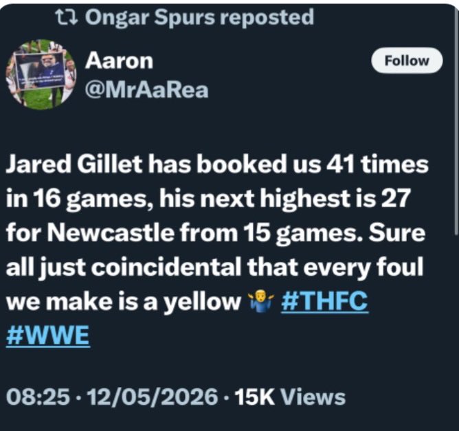 Graham Roberts tweet media
