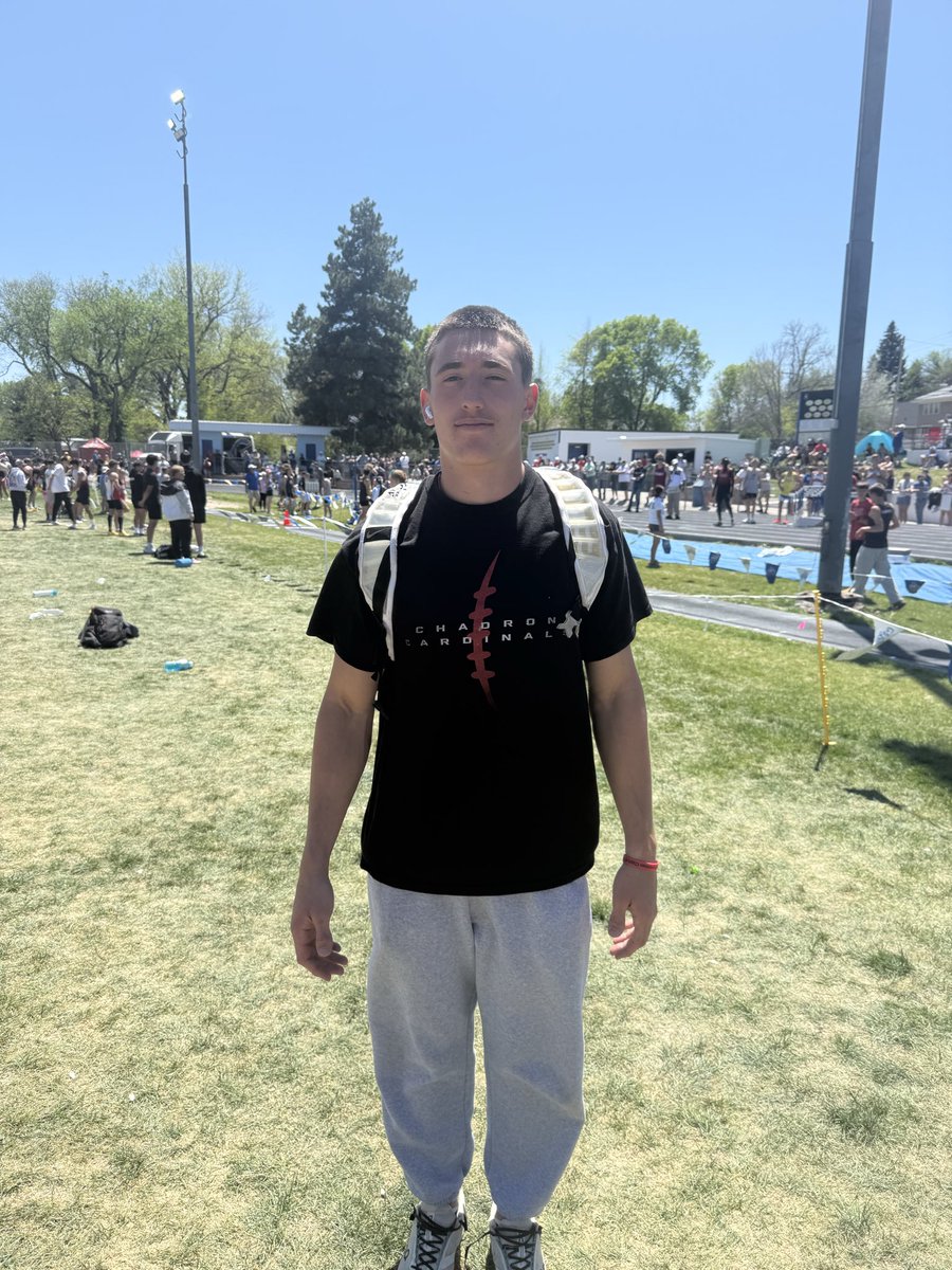 trackcards18's tweet photo. Unofficially heading to Omaha in the long jump…Trae Owsley looks to have the second wild card!!!🤩 @CPSCardinals @ChadronHS https://t.co/DFzXCPSGtb