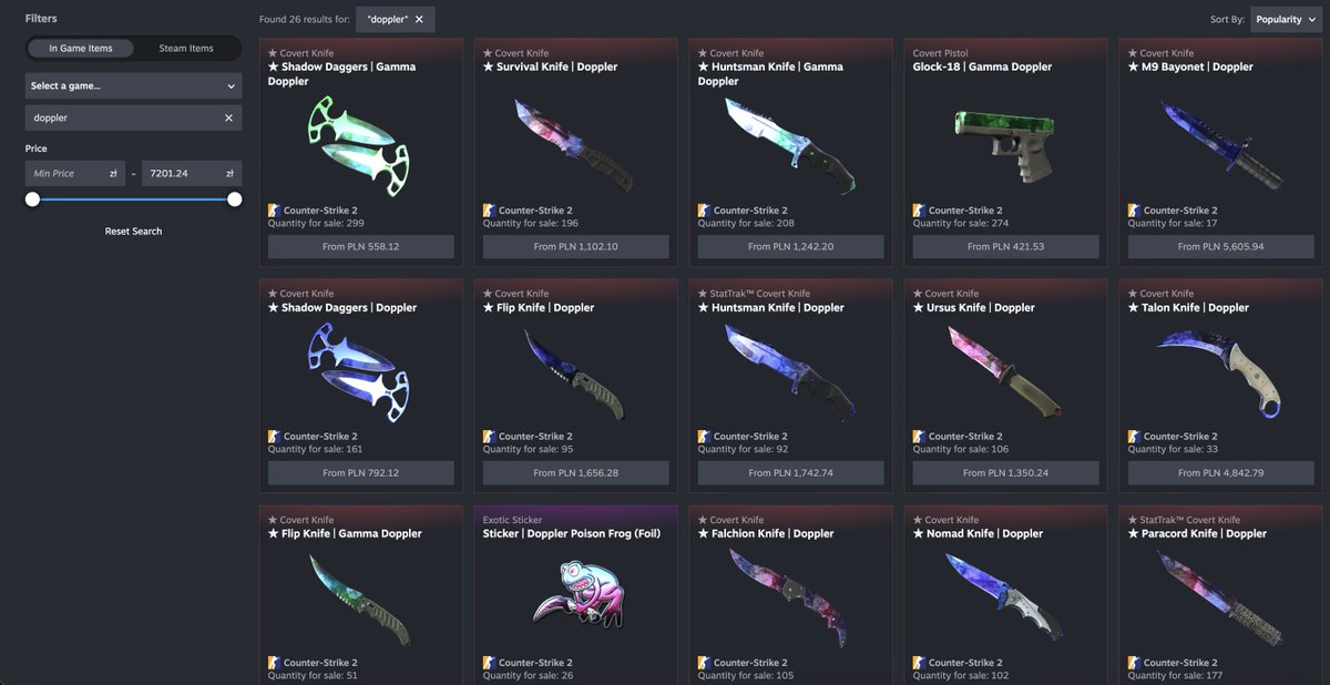 olafkswg - Buying Skins 95% tweet media