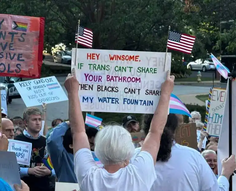 Dear <a href="/vademocrats/">Virginia Democrats</a>,

I would kindly suggest you all STFU about the phrase 'cotton-pickin' hands,' when your voters hold signs like this one.

Not to mention, the Republican you're smearing didn't even say the phrase.

Shameless assholes.

Love,
PB.