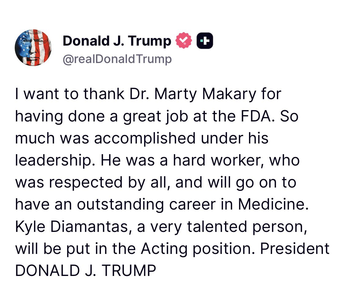 Donald J Trump Posts TruthSocial tweet media