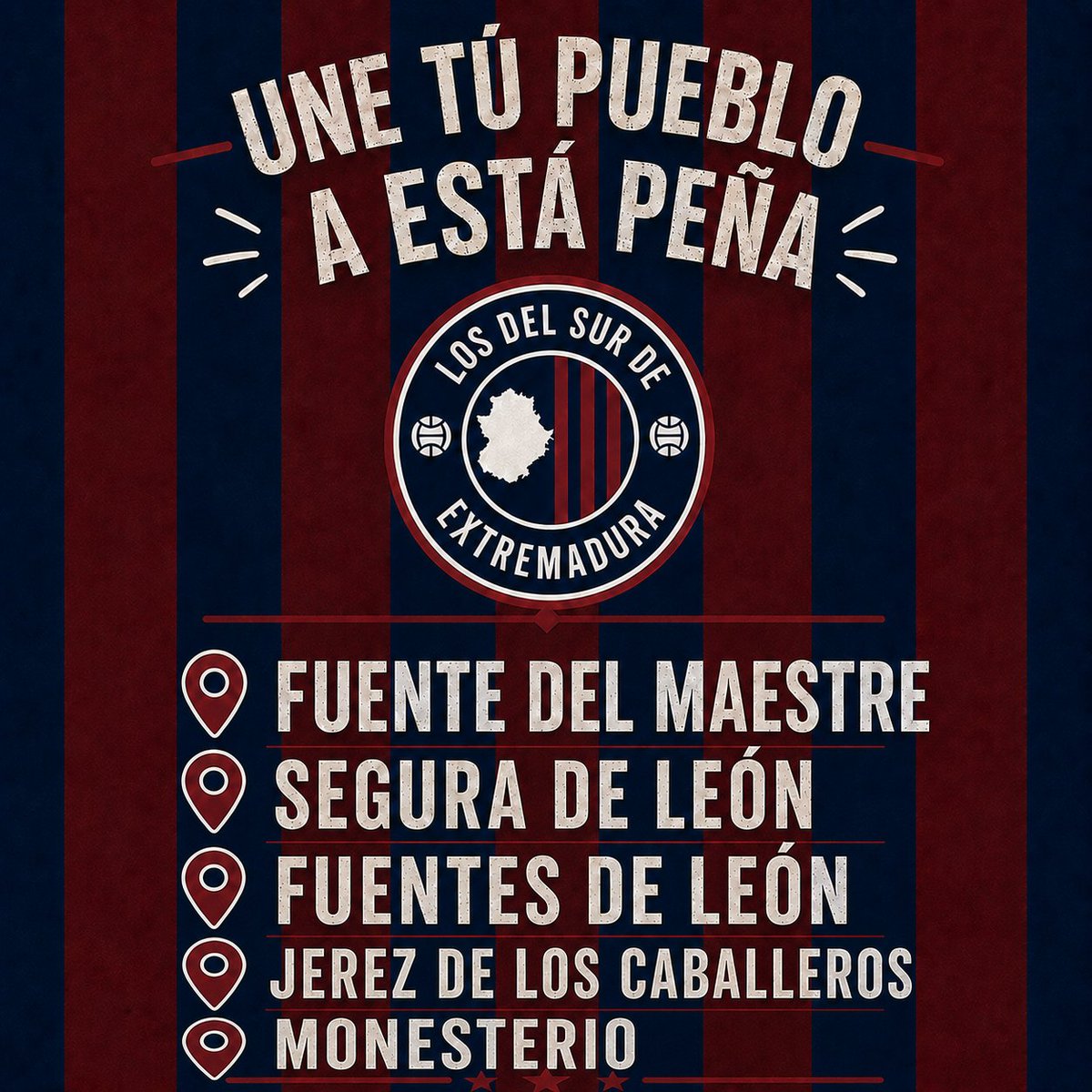 Peña Los del Sur.❤️💙❤️💪 tweet media