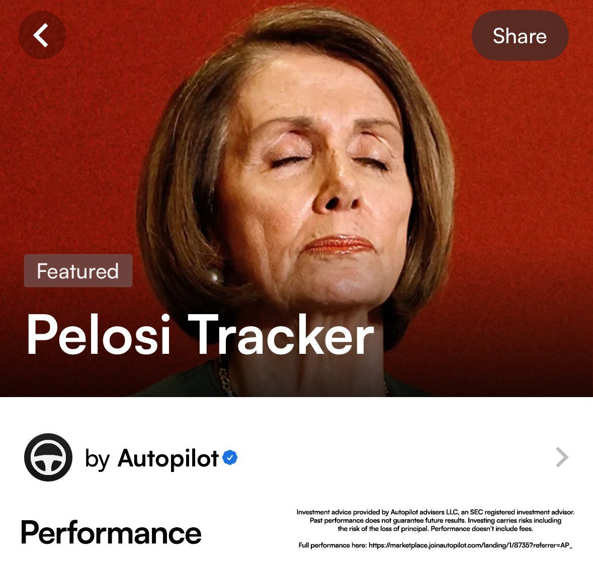 Nancy Pelosi Stock Tracker ♟ tweet media