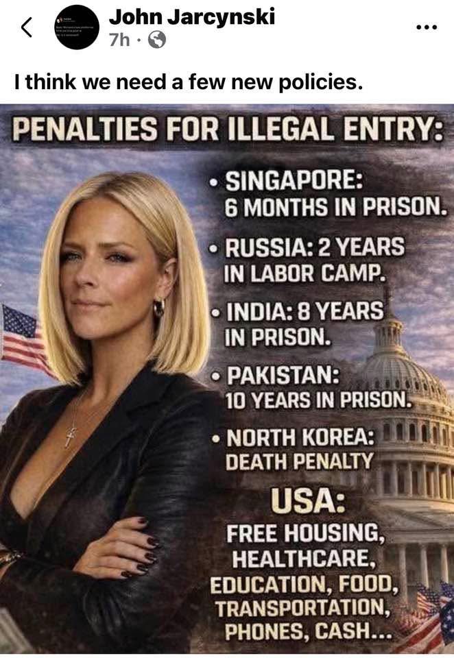 UniCEarth's tweet photo. @wakeupusa ILLEGAL ALIENS already committed Felony when they invade our Country https://t.co/QPH1aahX99