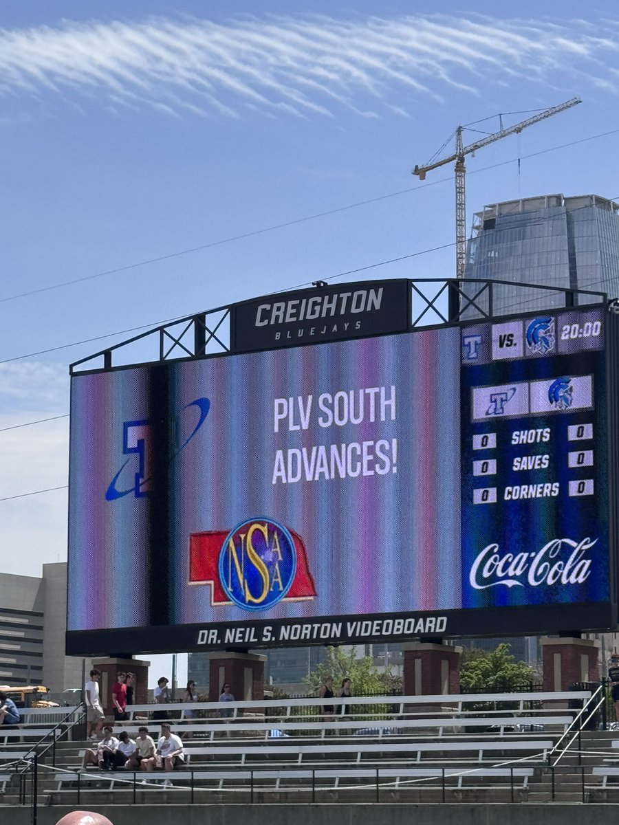 PLS_activities's tweet photo. Congrats to @PLSBoysSoccer!  2-1 win over Lincoln East. What a fun day cheering on the boys at Morrison Stadium!  See ya Friday @ 5:30pm @PsouthBlackHole @PLSHSTitans https://t.co/DLYwZwgO13