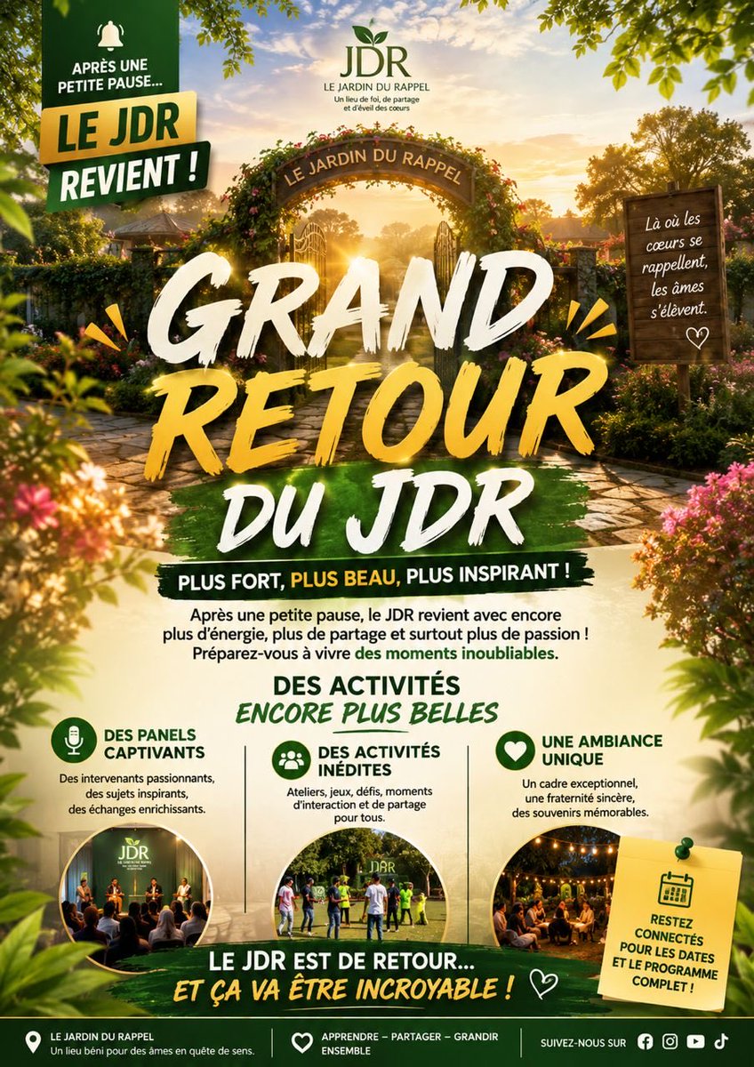 Jardin Du Rappel tweet media