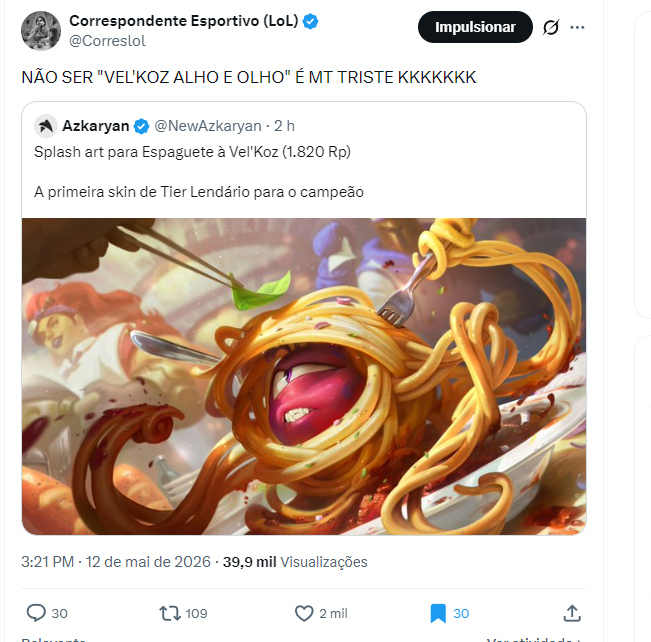 Correspondente Esportivo (LoL) tweet media